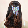 Embellished Hair Bow Alligator Clip - Multi