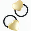 Heart Pony Cuffs - Gold - Set of 2