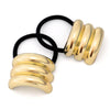 Triple Halo Pony Cuffs - Gold - Set of 2