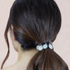 Silver Metal Coin Hair Ties - Set of 2