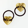 Heart Pony Cuffs - Gold - Set of 2