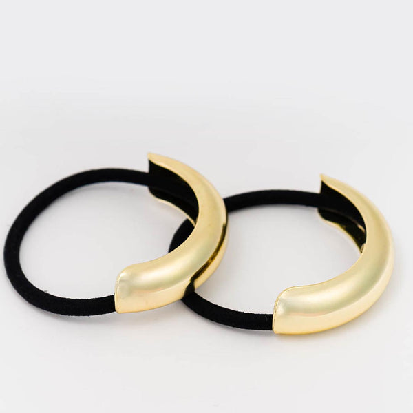 Halo Pony Cuffs - Gold - Set of 2
