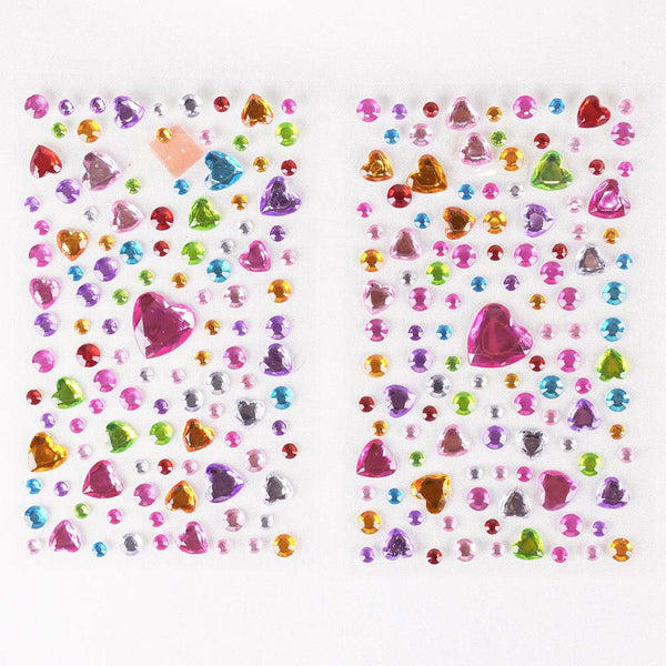 DIY Hair Drama Box with 2 Hair Bands, 1 Scrunchie, 1 Hair Bow, 11 Exclusive Charms, 200+ Crystals & 10 Pom Poms - Pink & Lilac