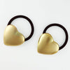 Heart Pony Cuffs - Gold - Set of 2