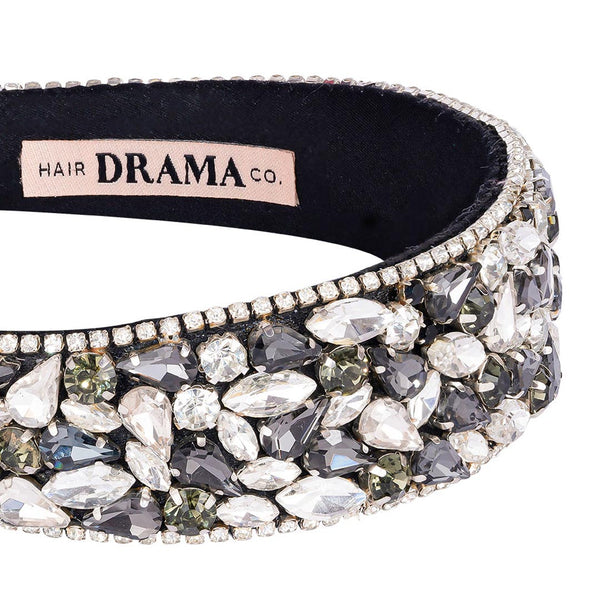 Rosemary Flat Hair Band - Grey