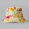 Tie-Dye Bucket Hat - Pink & Yellow