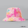 Tie-Dye Bucket Hat - Pink & Blue