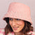 HDC X Emily In Paris Light Pink Tweed Bucket Hat with Pearls