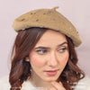 HDC X Emily In Paris Beige Beret with Crystals