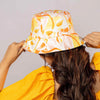 Summer Sorbet Bucket Hat - Yellow & Orange
