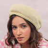 HDC X Emily In Paris Off-White Beret with Pearl Embellishment