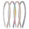 Crystal Hair Bands - Set of 4 - Multi