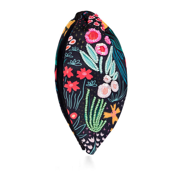 Tropical Knotted Hair Band - Multi