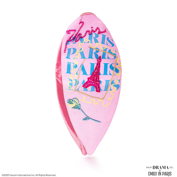 HDC x Emily in Paris Embellished Eiffel Hair Band - Pink
