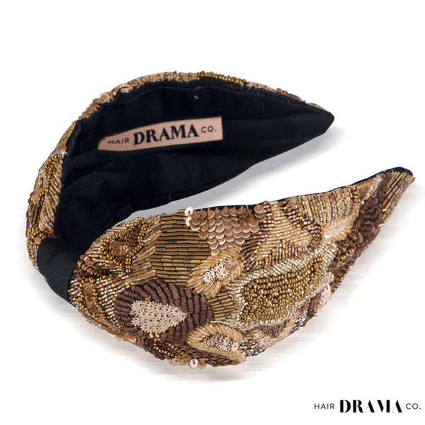 Gracious Knotted Headband - Bronze