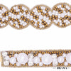 Pearl Embellished Hair Pins - Set of 2 - Gold