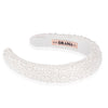 Pearl Puff Hair Band - White