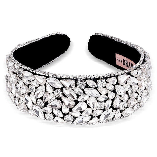 Rosemary Flat Hair Band - Silver