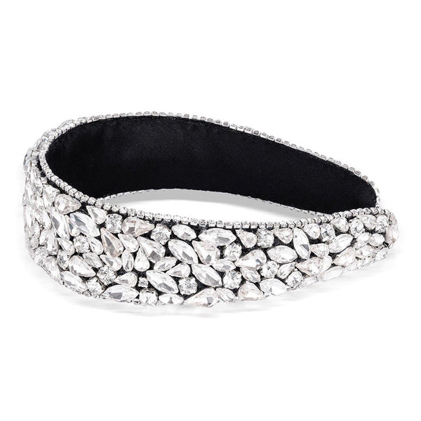 Rosemary Flat Hair Band - Silver