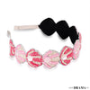 Crystal Shell Hair Band for Women - Shades Of Pink