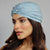 Blue Turban - Silver Crystals