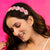 Crystal Shell Hair Band for Women - Shades Of Pink