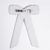 Embellished Pearl & Crystal Hair Bow Barrette Clip - White