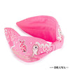 Nemo Knotted Embellished Hair Band for Women - Candy Pink