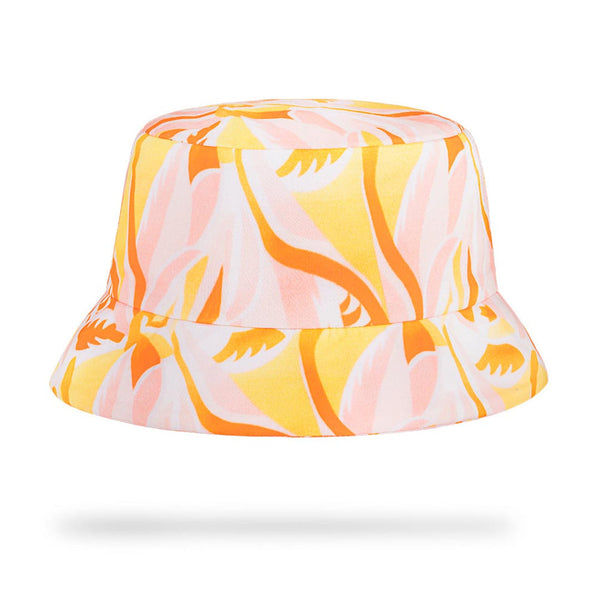 Summer Sorbet Bucket Hat - Yellow & Orange