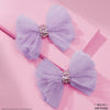 HDC x Emily in Paris Sparkling Purple Hair Bow Alligator Clip - Set of 2