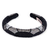 Embellished Puff Hair Band - Black