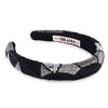 Embellished Puff Hair Band - Black