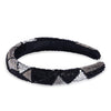 Embellished Puff Hair Band - Black