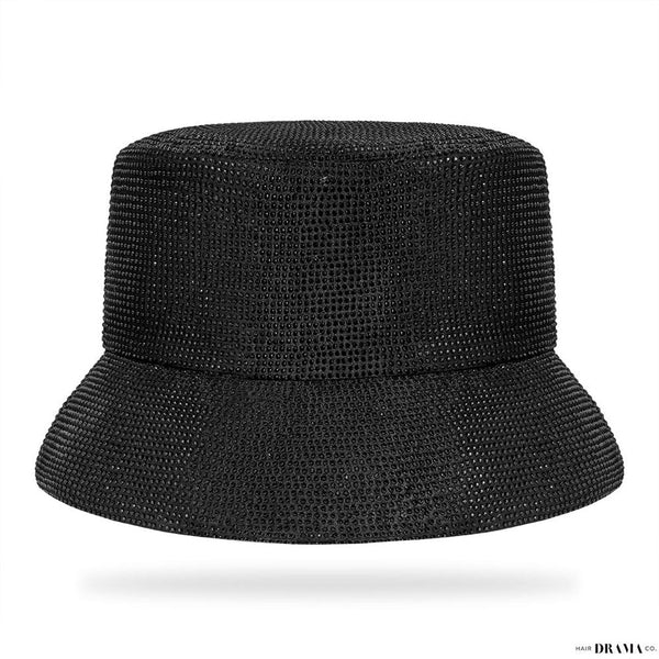 Crystal Bucket Hat - Black