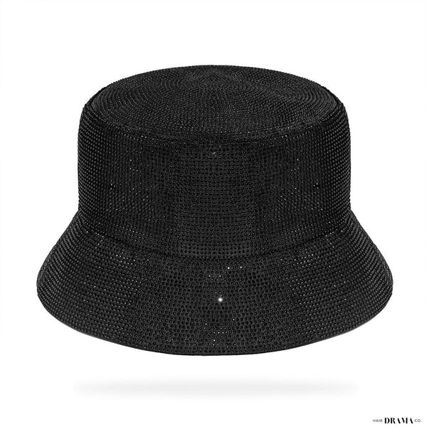 Crystal Bucket Hat - Black