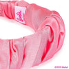 Barbie Satin Ruffle Hair Band with Barbie Charm - Pink