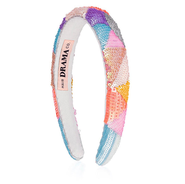 Camouflage Puff Hair Band - Pastel