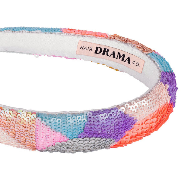 Camouflage Puff Hair Band - Pastel