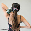 Tropical Satin Scrunchies - Set of 3