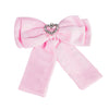 HDC x Emily In Paris Glamour Satin Hair Bow Alligator Clip - Pink