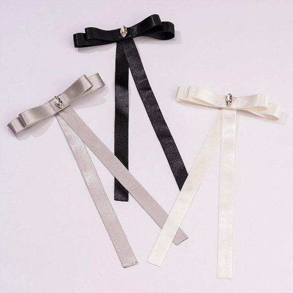 Classics Satin Ribbon Hair Bows - Set of 3