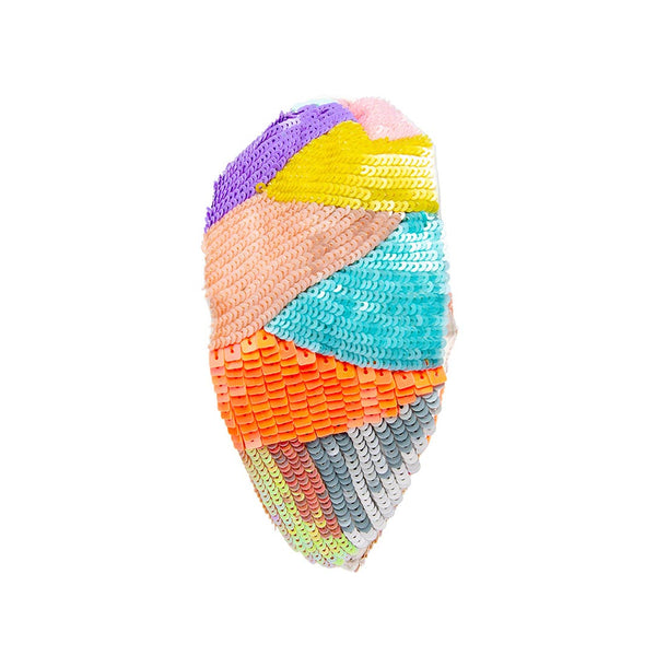 Multicolor Camouflage Knotted Headband -Pastel