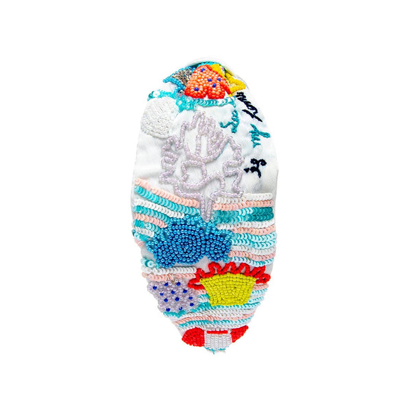 The Nemo Knotted Headband- White