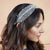 HDC x Emily in Paris Crystal Mesh Knotted Hair Band - White