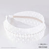 HDC x Emily in Paris Pearl Mesh Hair Band - White