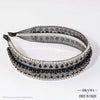 HDC x Emily in Paris Crystal & Pearl Mesh Hair Band - Black