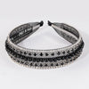HDC x Emily in Paris Crystal & Pearl Mesh Hair Band - Black