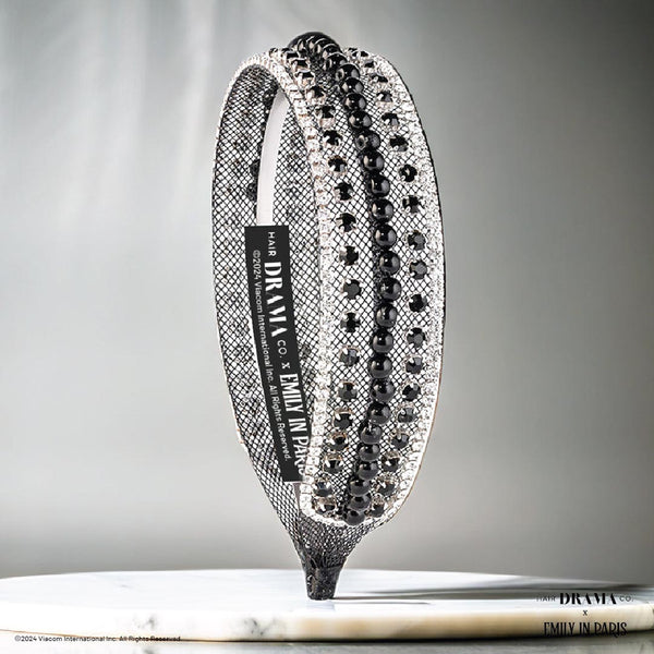 Mesh Hair Band Black