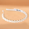 Pearl Hair Band - Off White