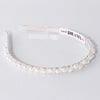 White Pearl and Crystals Hair Band